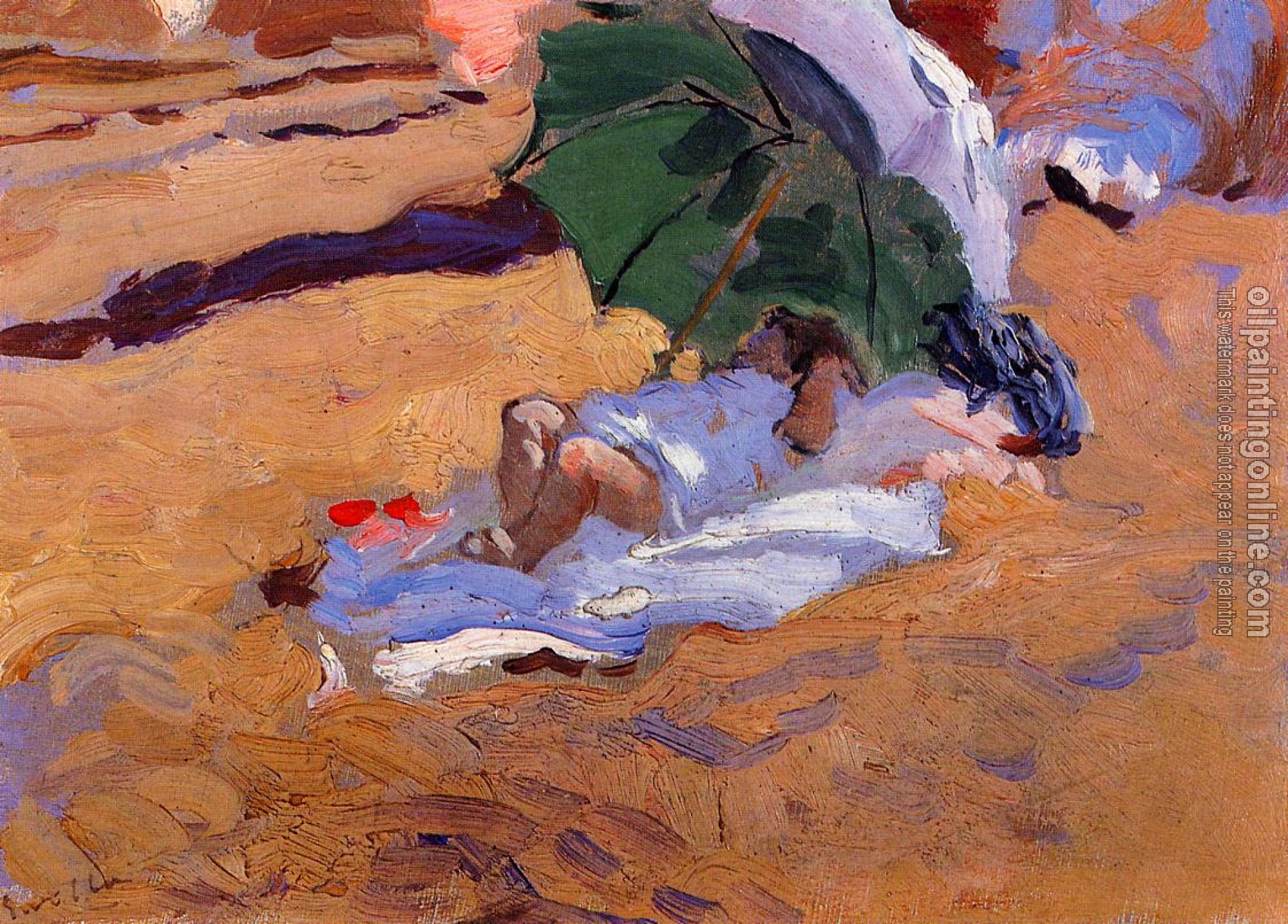 Joaquin Sorolla y Bastida - Child's Siesta